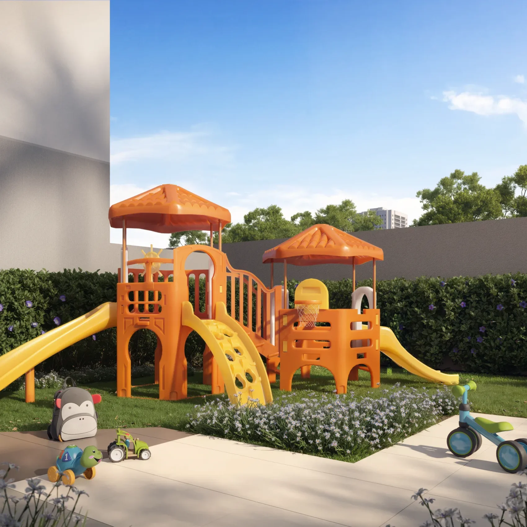 04 - PERSPECTIVA ILUSTRADA DO PLAYGROUND