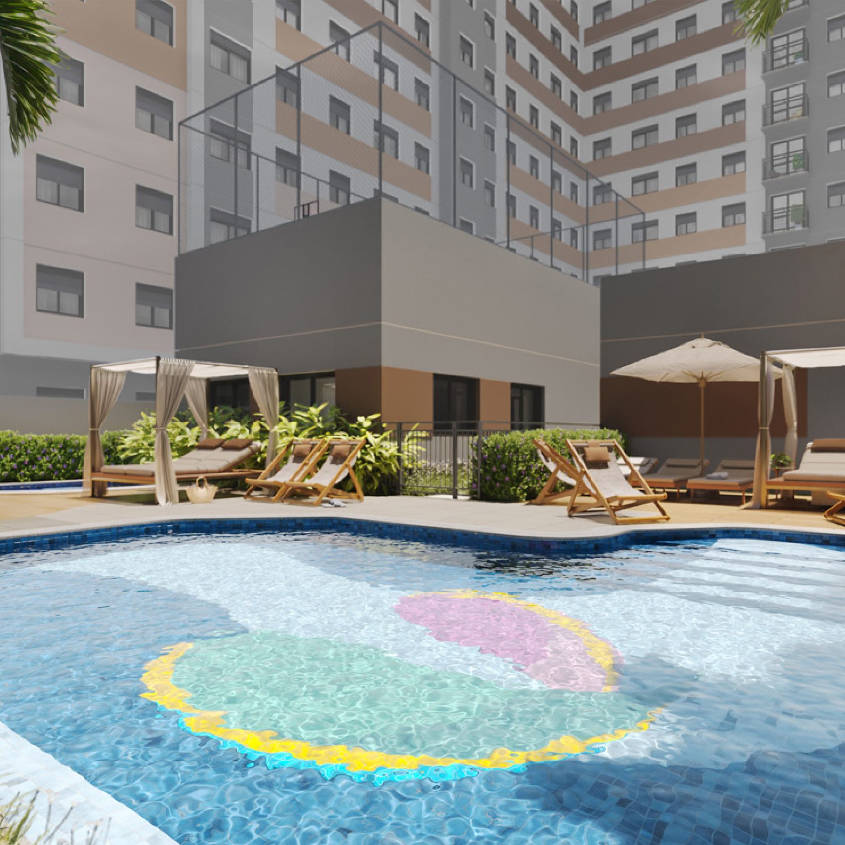 07 - PERSPECTIVA ILUSTRADA DA PISCINA