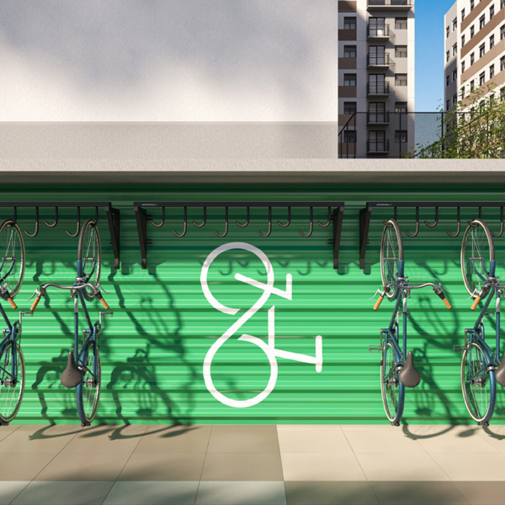 19 - PERSPECTIVA ILUSTRADA DO BICICLETÁRIO