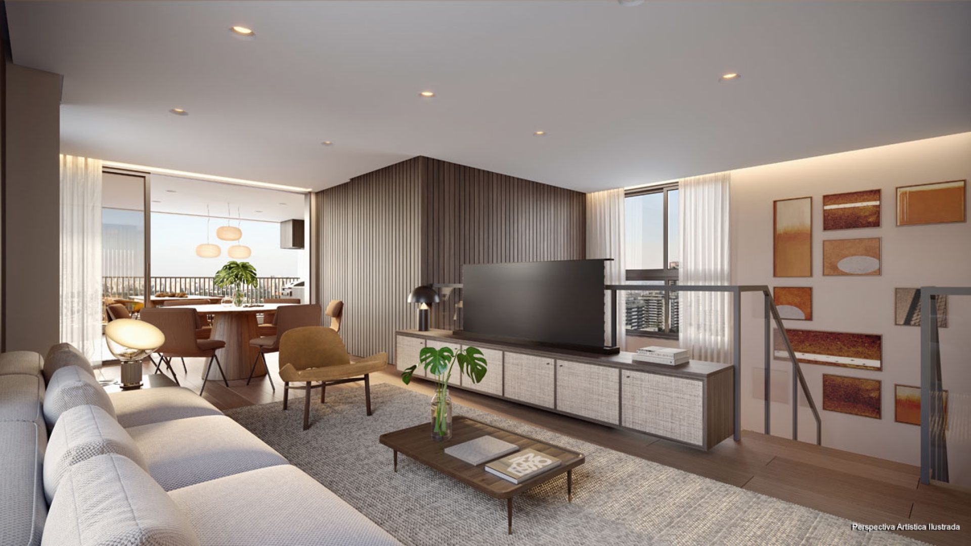 29 - LIVING DO APTO. DUPLEX DE 166M²_FINAL