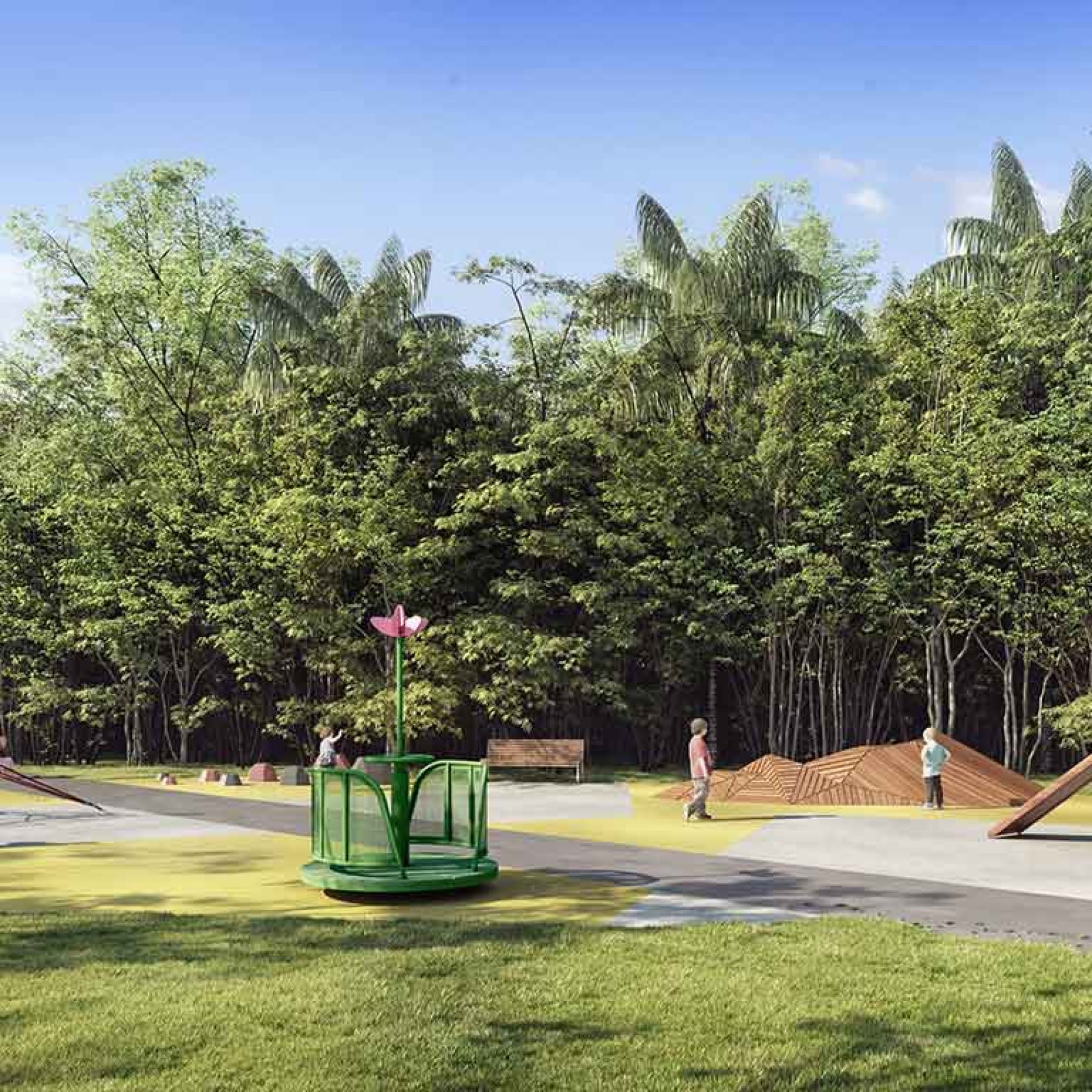 PARQUE GLOBAL │ TORRE IBIRAPUERA │ PRESPECTIVA PLAYGROUND