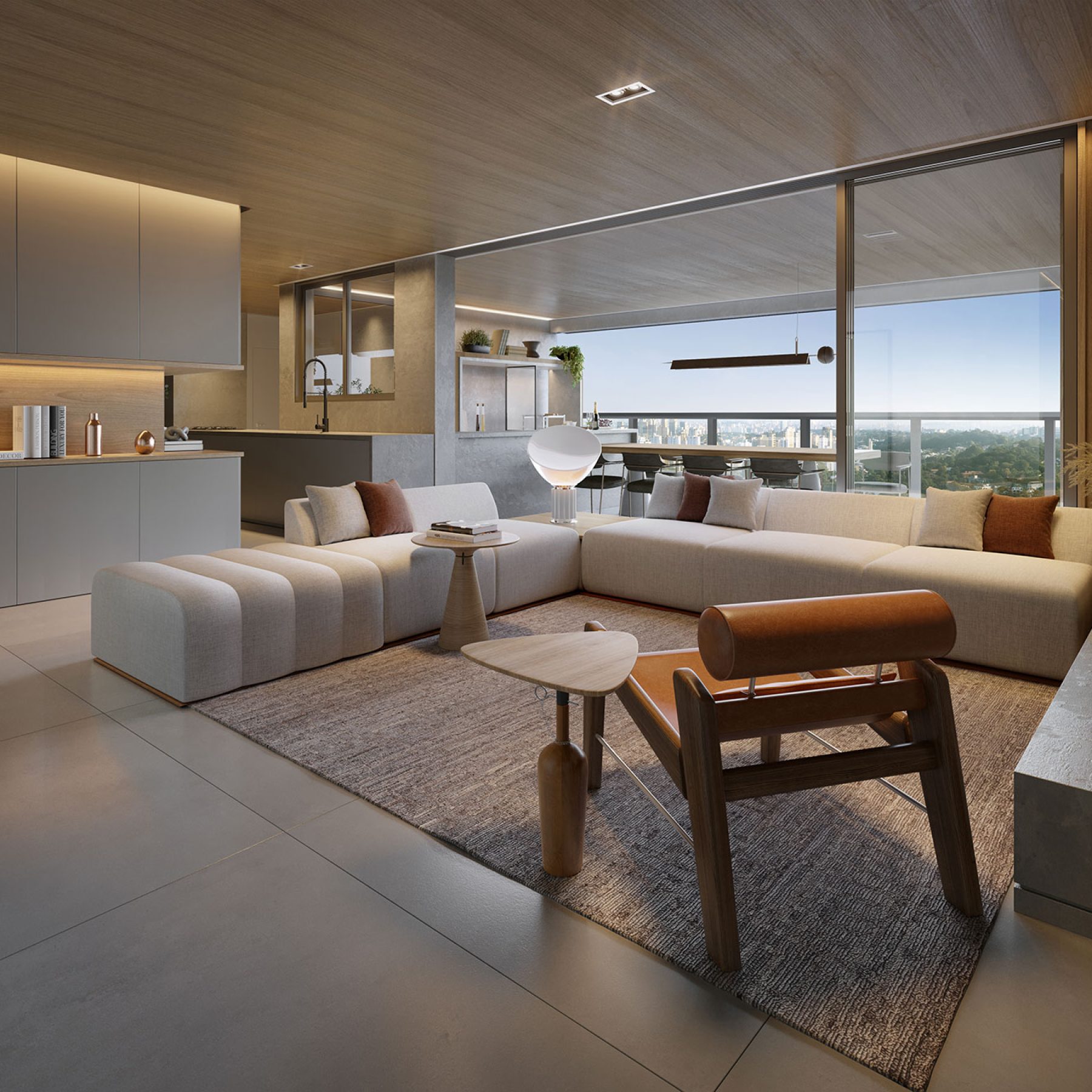 PARQUE GLOBAL │ TORRE IMPERIAL │ LIVING APTO 166M