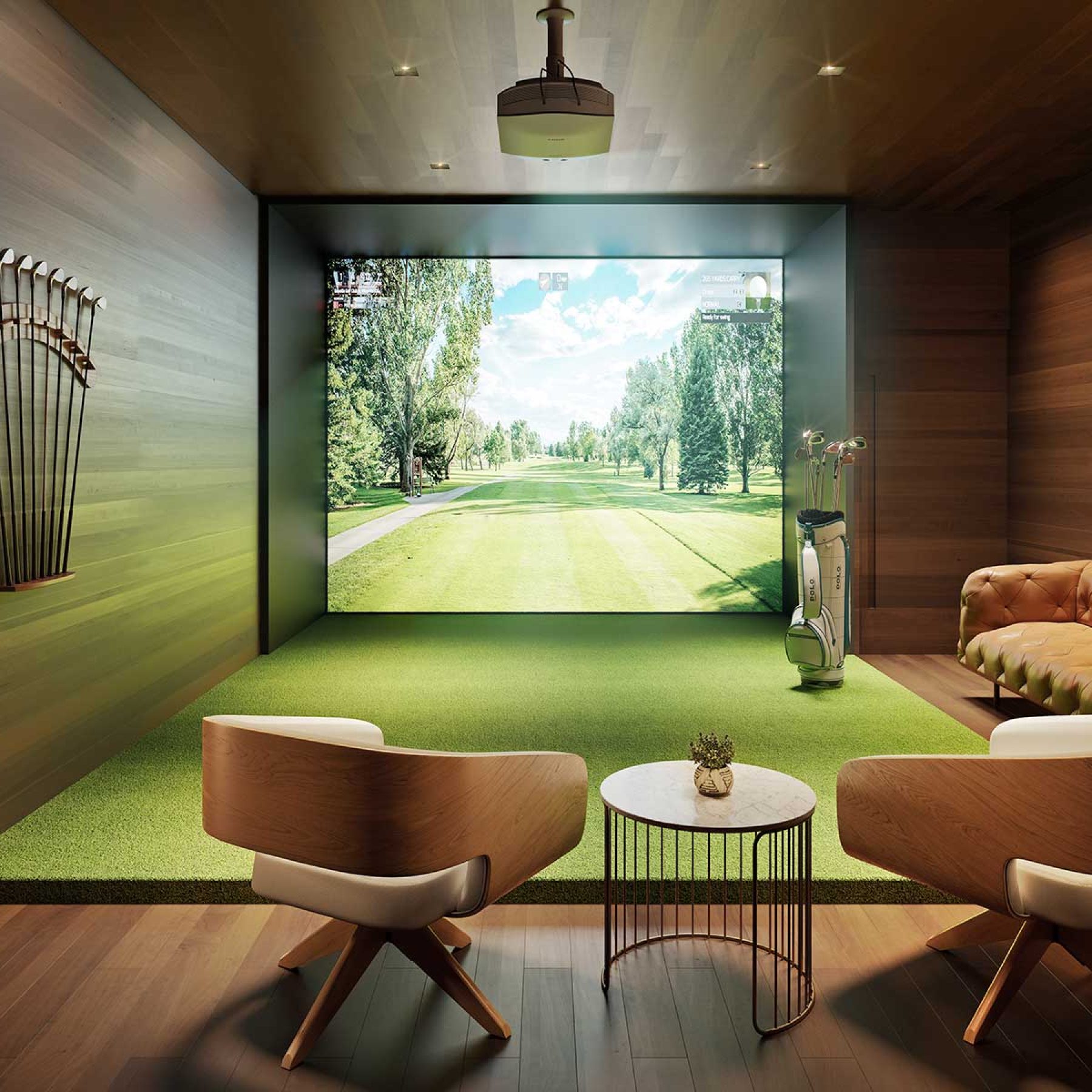 PARQUE GLOBAL │ TORRE PROSPECT │ PRESPECTIVA SIMULADOR DE GOLF