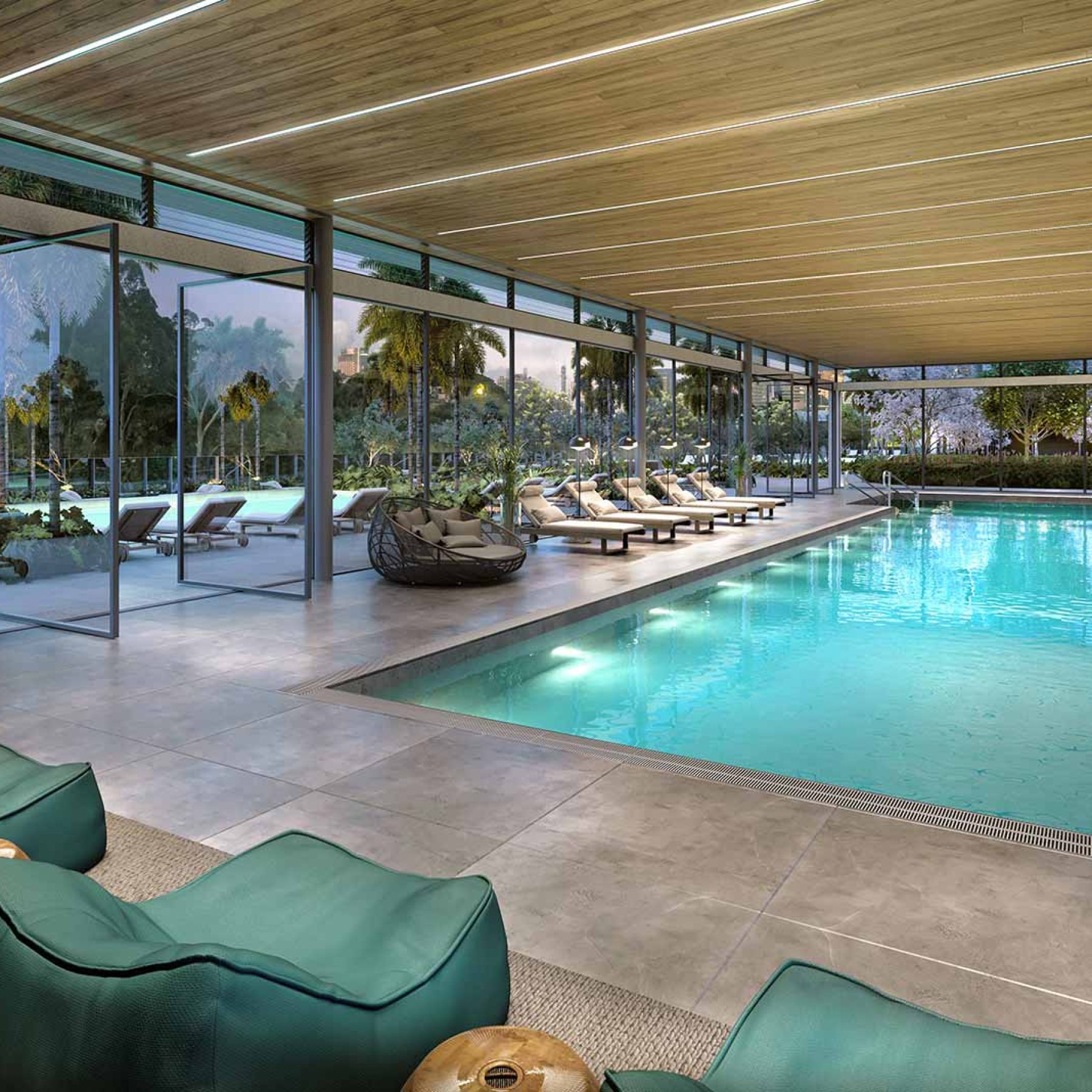 PARQUE GLOBAL │ TORRE REGENT │ PISCINA COBERTA