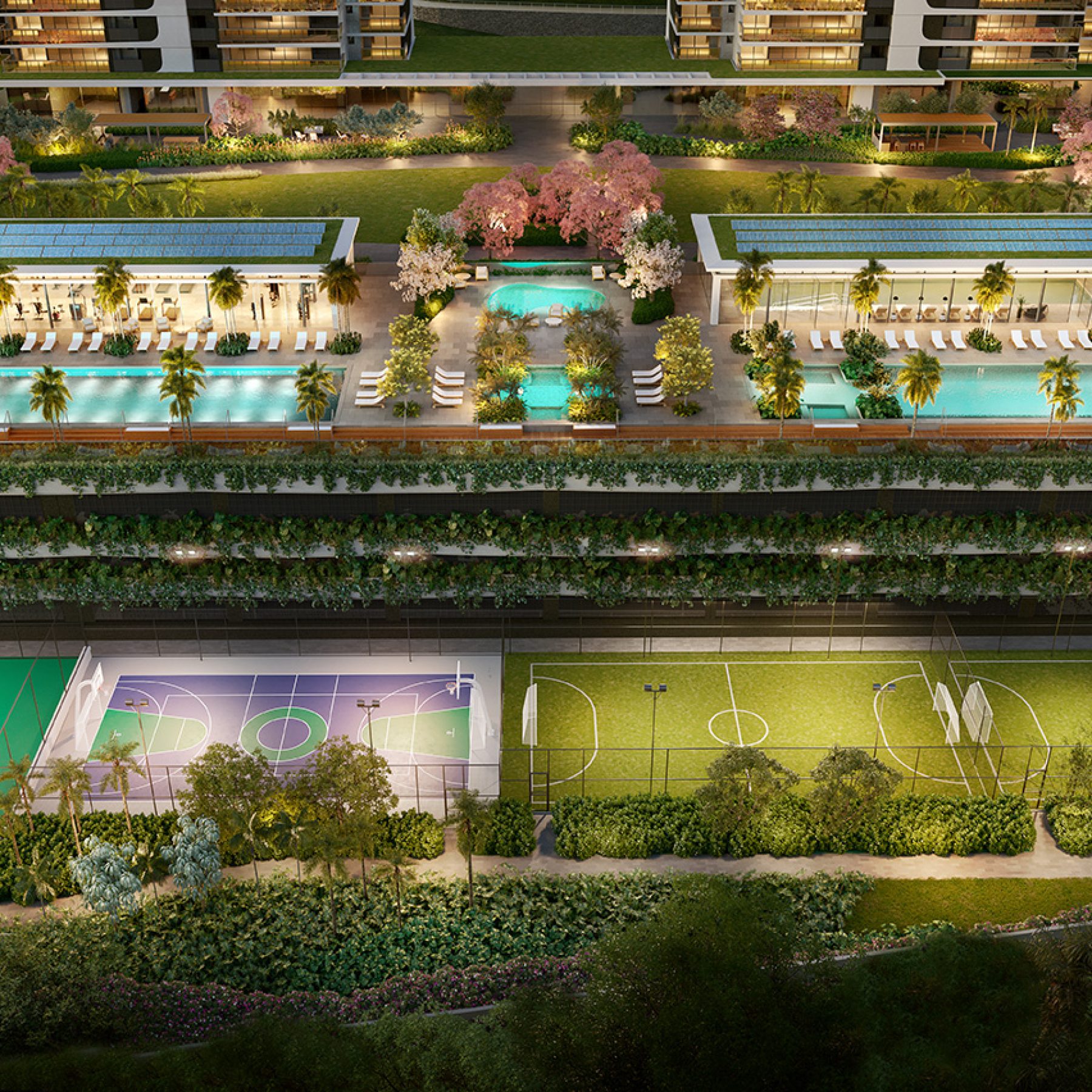 PARQUE GLOBAL │ TORRE REGENT │ QUADRA POLIESPORTIVA CAMPO DE FUTEBOL SOCIETY E QUADRA DE TENIS DESCOBERTA