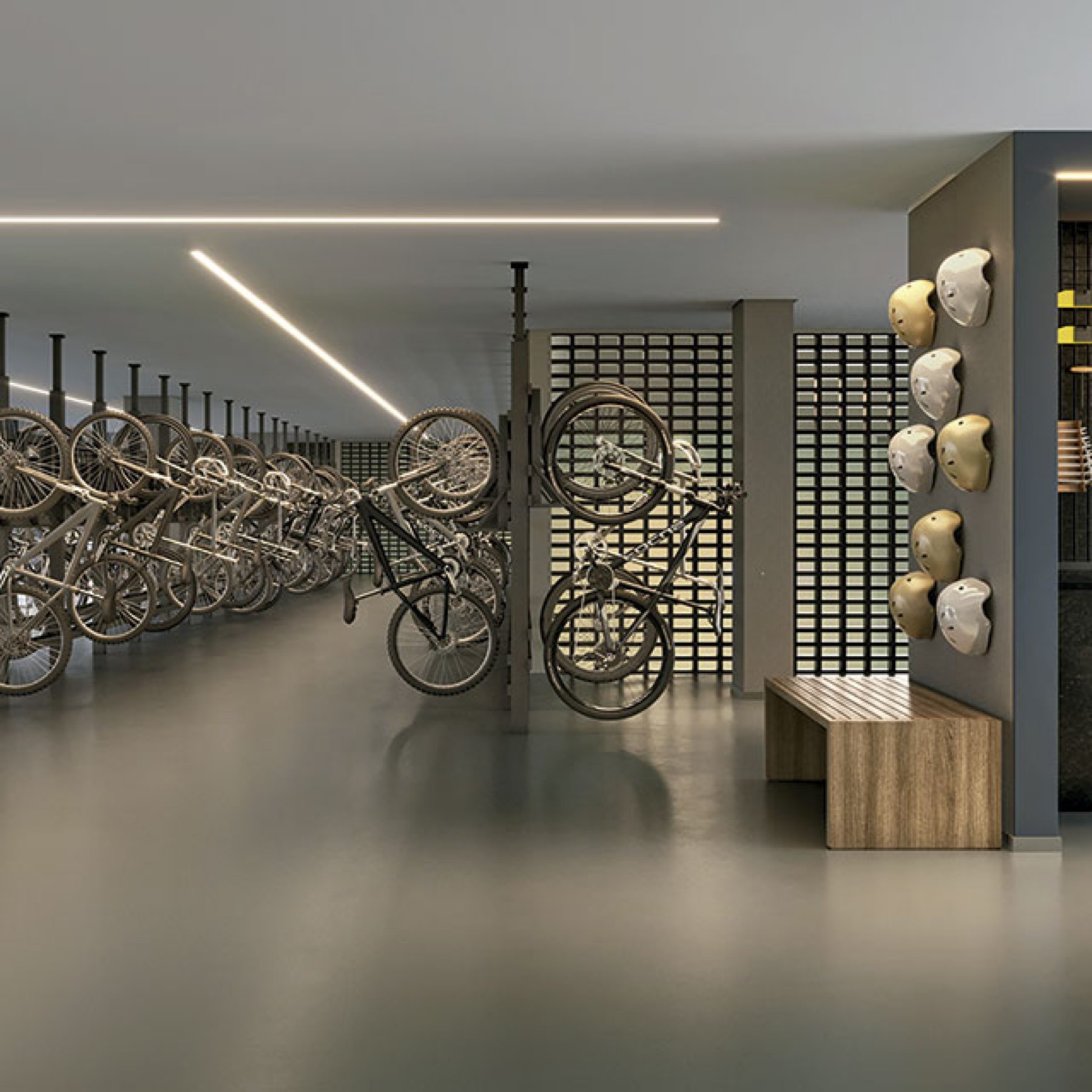 PARQUE GLOBAL │ TORRE RESIDENCE │ BICICLETARIO