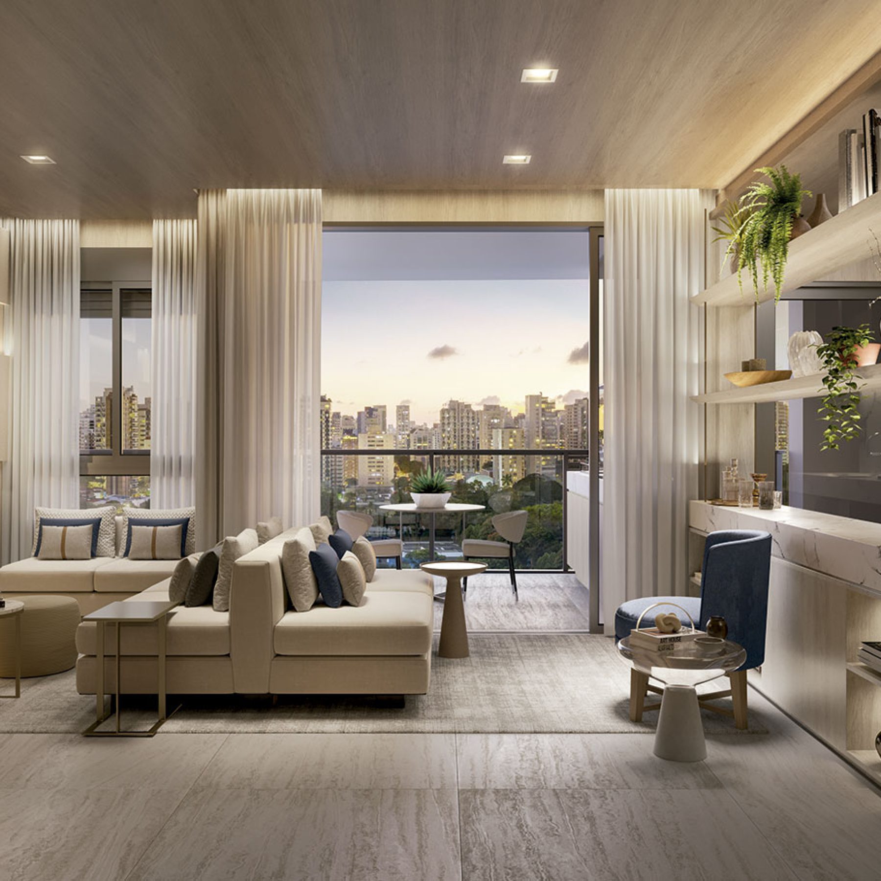 PARQUE GLOBAL │ TORRE RESIDENCE │ LIVING 106M2