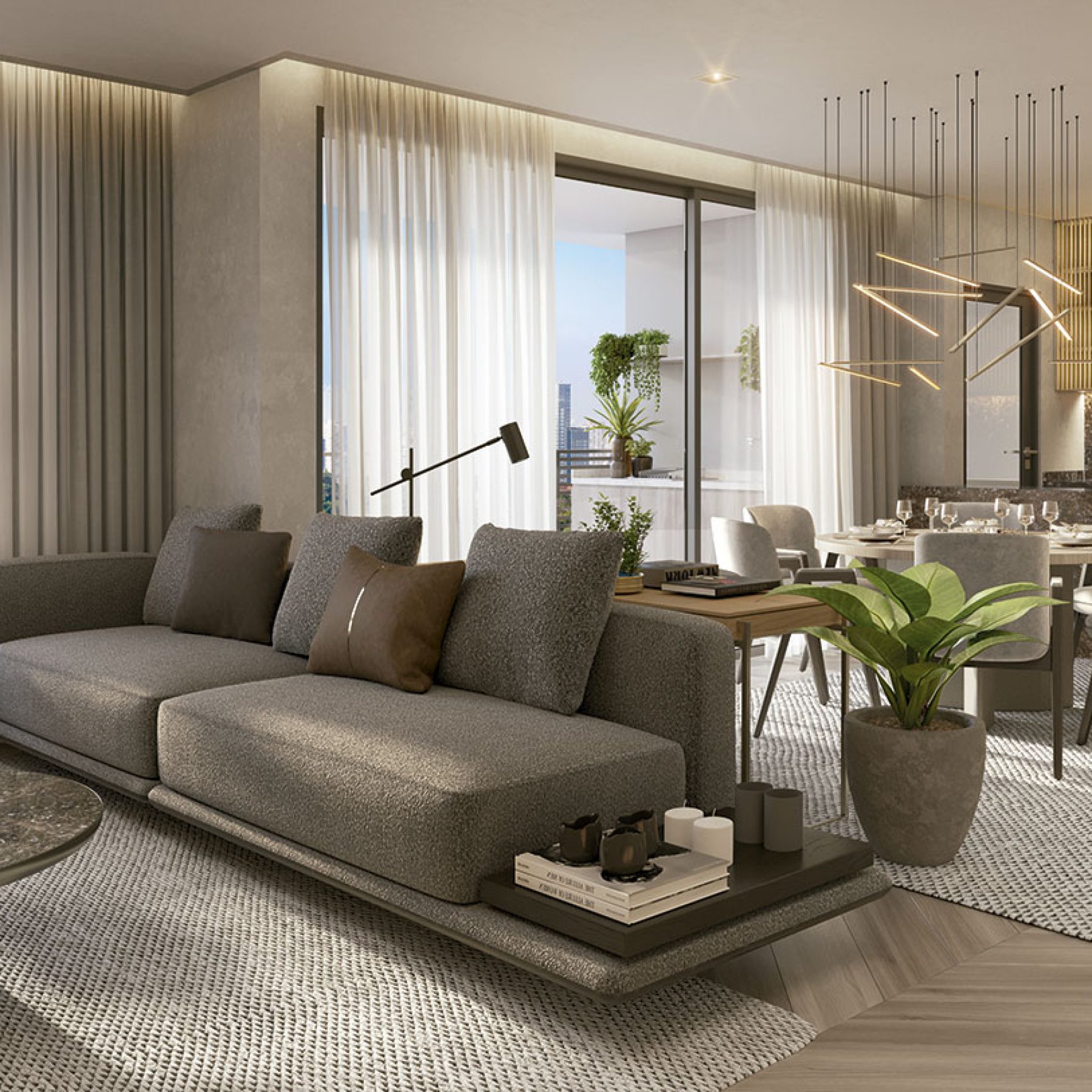 PARQUE GLOBAL │ TORRE RESIDENCE │ LIVING 122M2