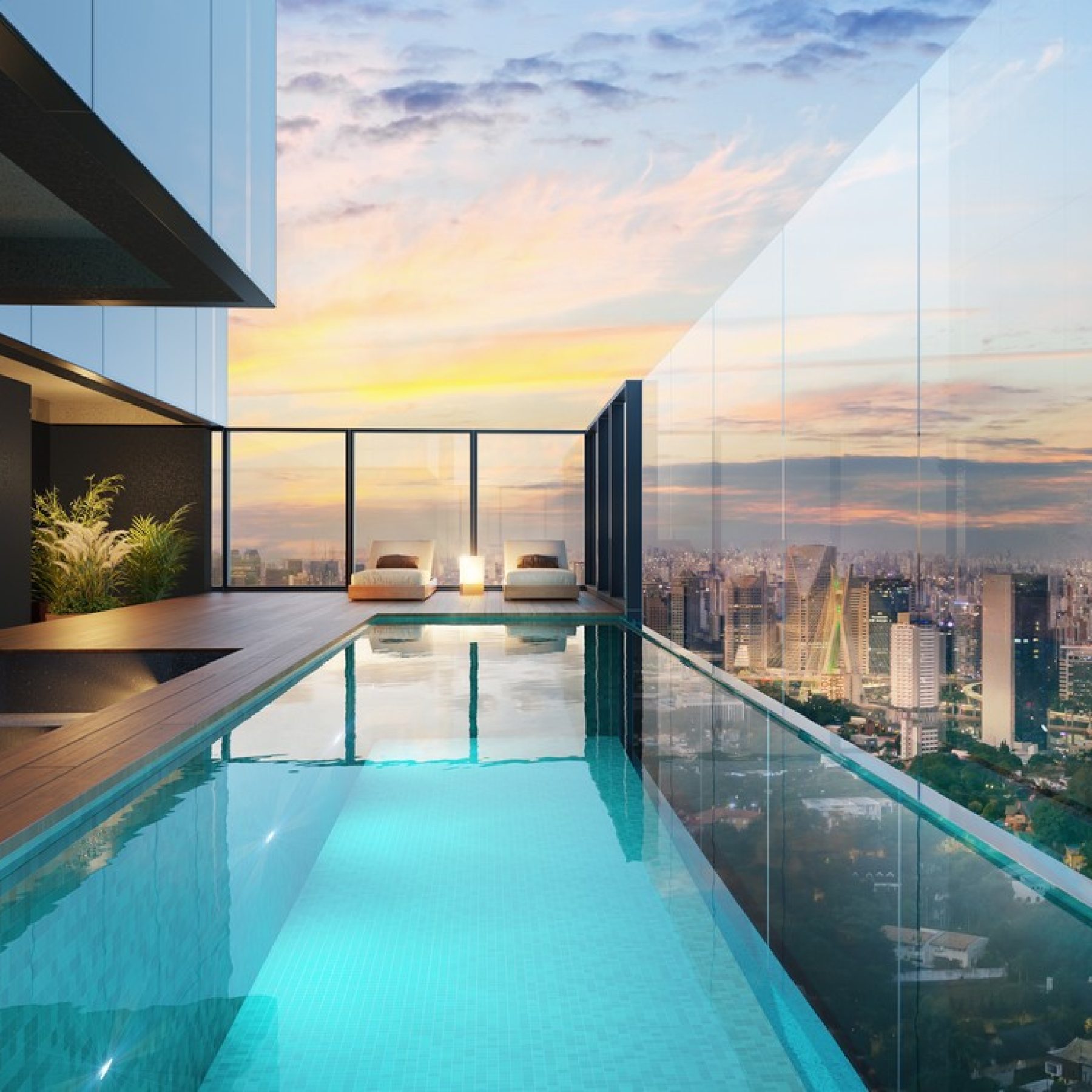PARQUE GLOBAL │ TORRE SEMPIONE │ SALA DUPLEX PISCINA