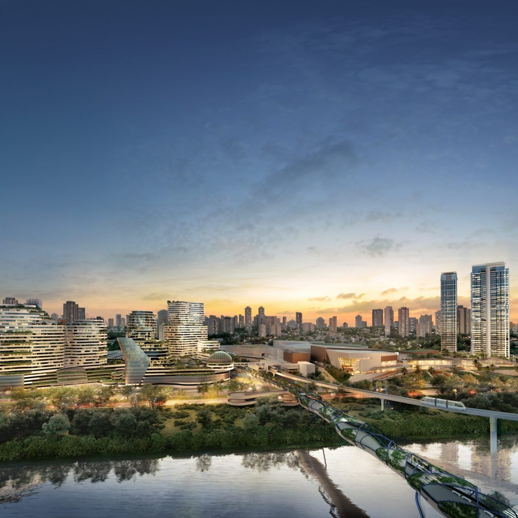 PARQUE GLOBAL │ TORRE SEMPIONE │ VOO AREA DO COMPLEXO