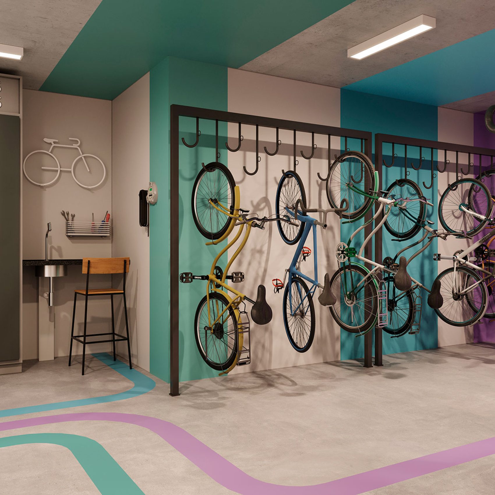 VIVA BENX CASA DO ATOR │ BICICLETARIO