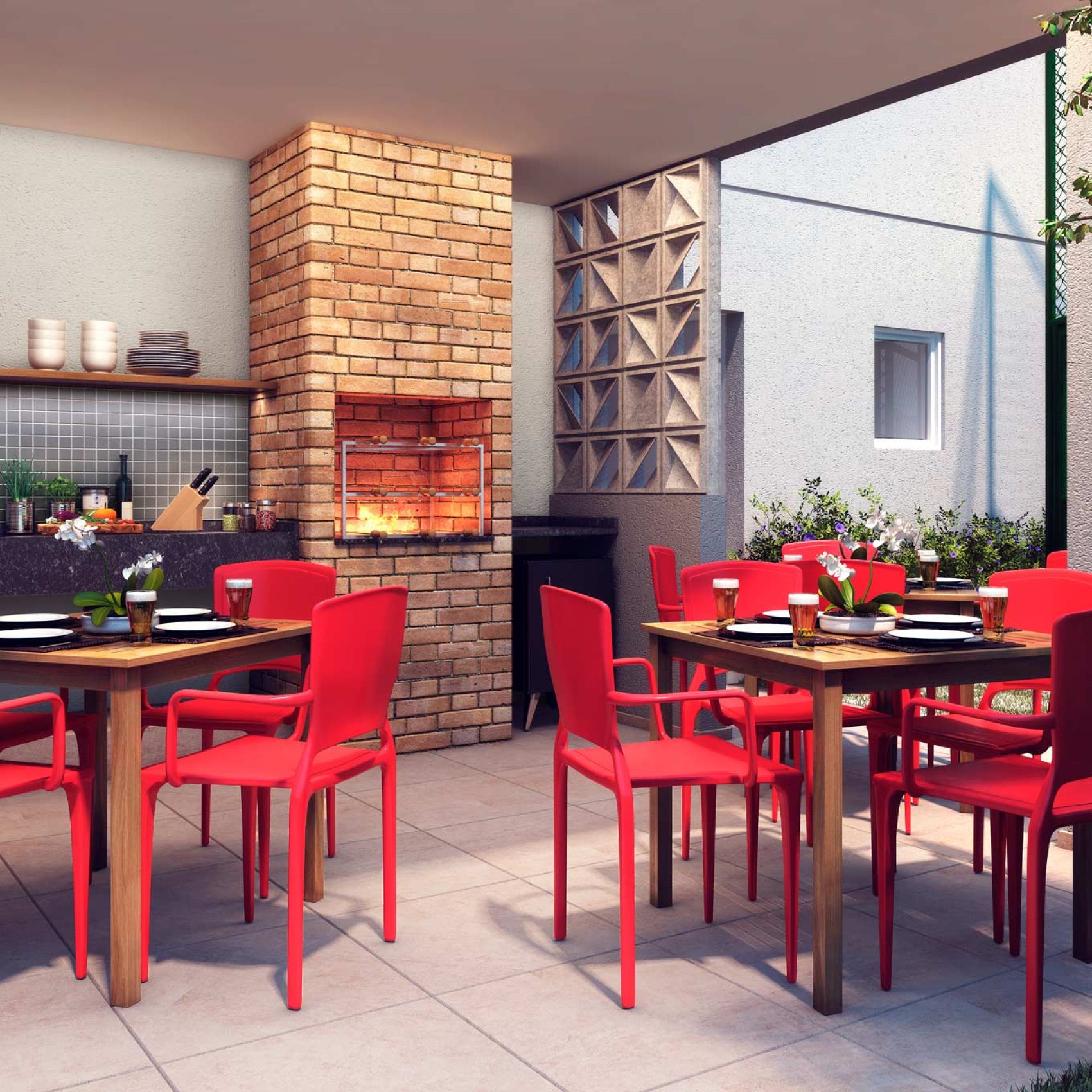 VIVA BENX JARDIM MARAJOARA 1 │ CHURRASQUEIRA