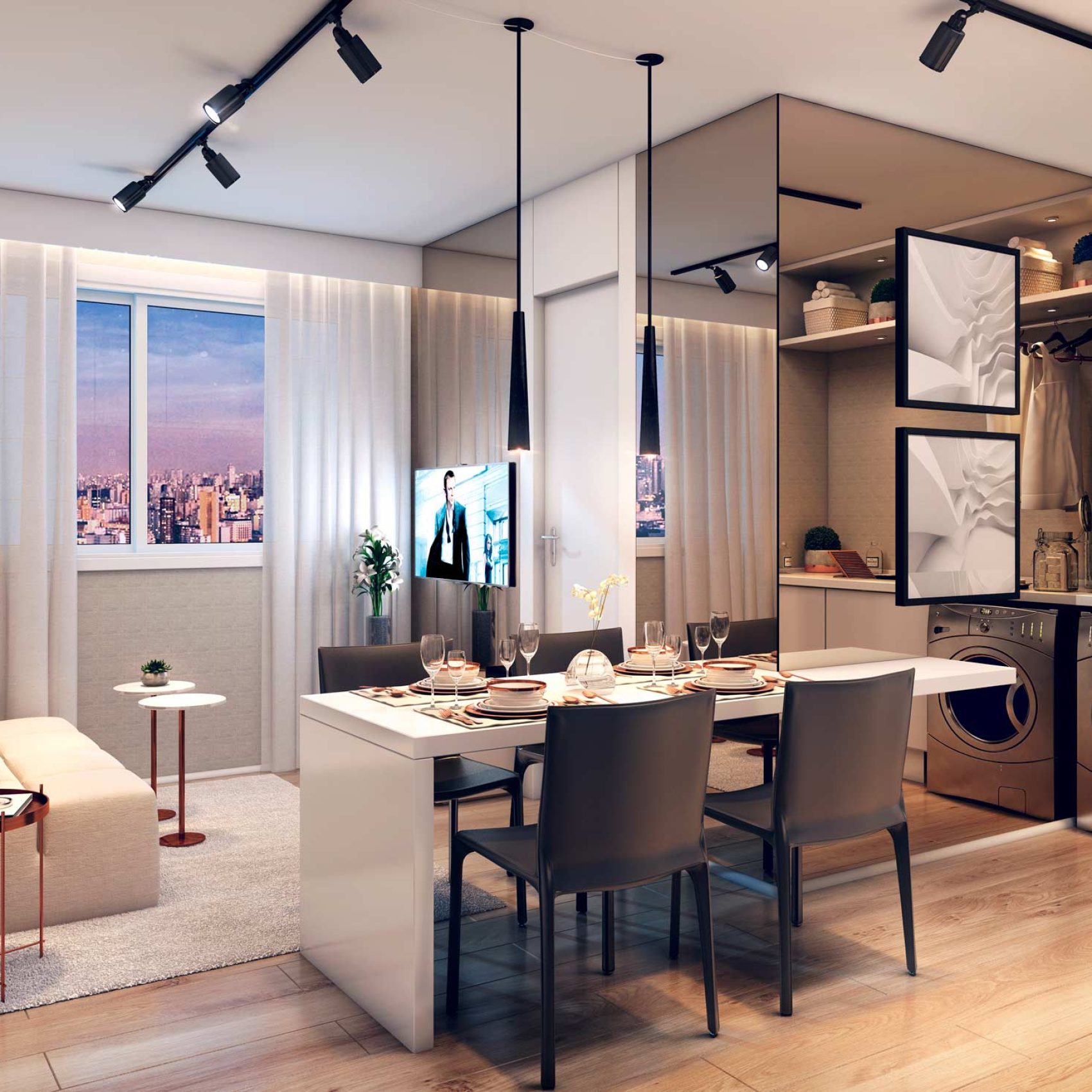VIVA BENX JARDIM MARAJOARA 1 │ LIVING JANTAR