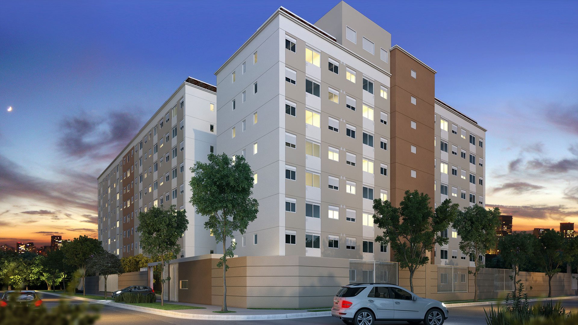 VIVA BENX LEOPOLDINA 2 │ FACHADA NOTURNA