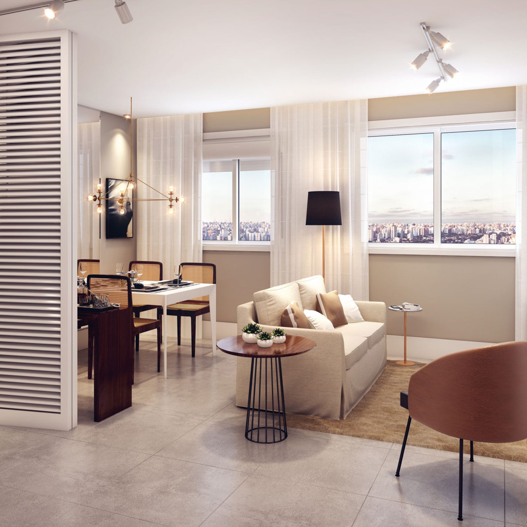 VIVA BENX VILA MASCOTE │ APTO DECORADO LIVING