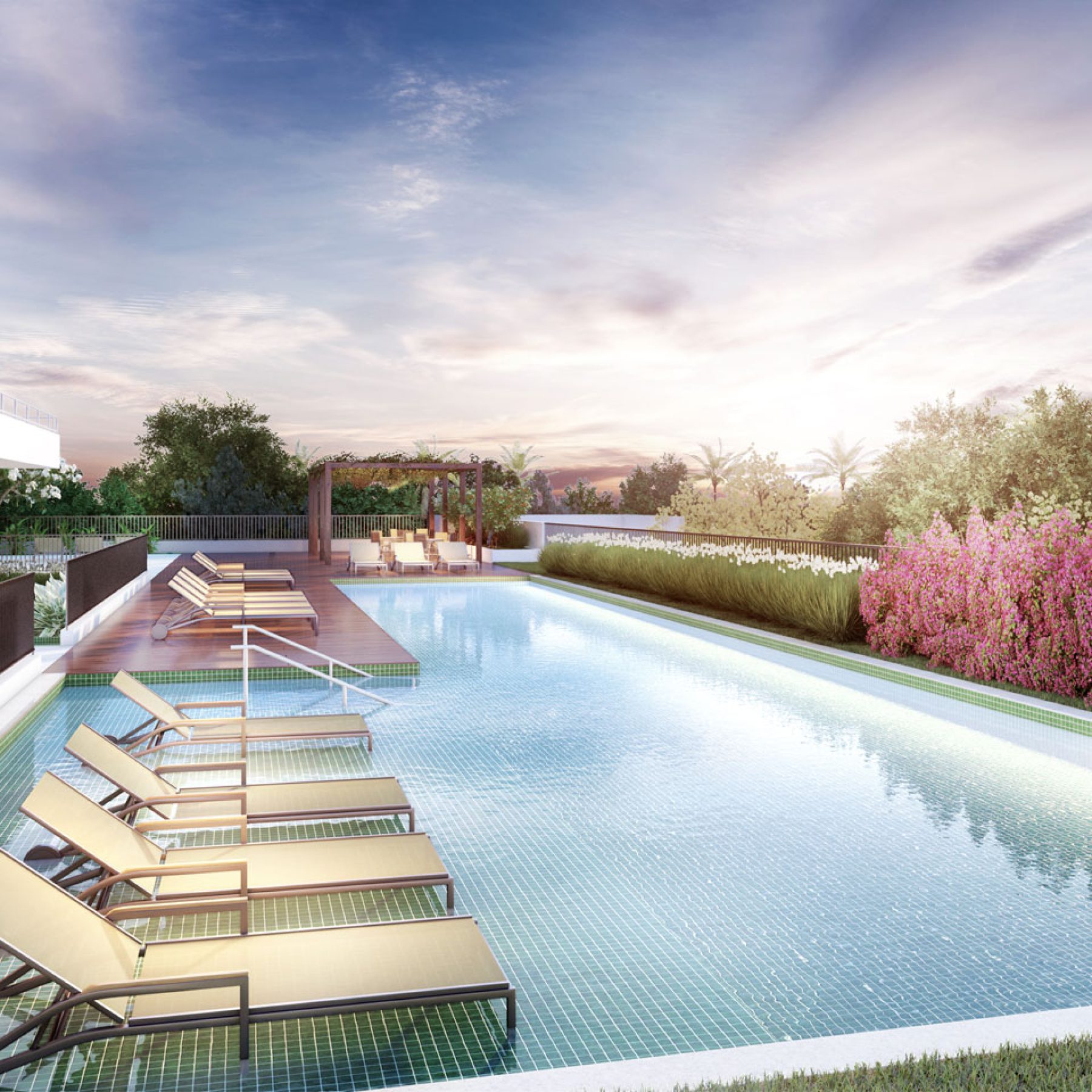 VIZ PONTE ESTAIADA │ PISCINA ROOFTOP